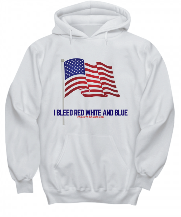 bleed red white and blue shirt