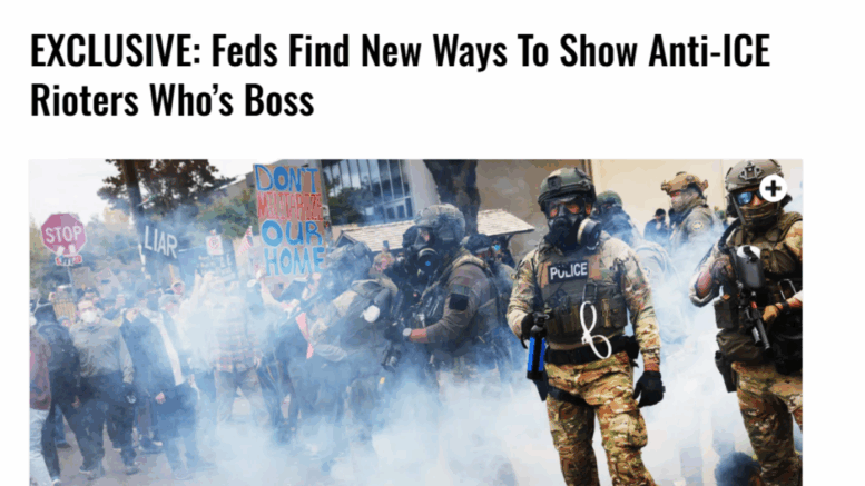 Feds Find New Ways To Show Anti-ICE Rioters Who’s Boss