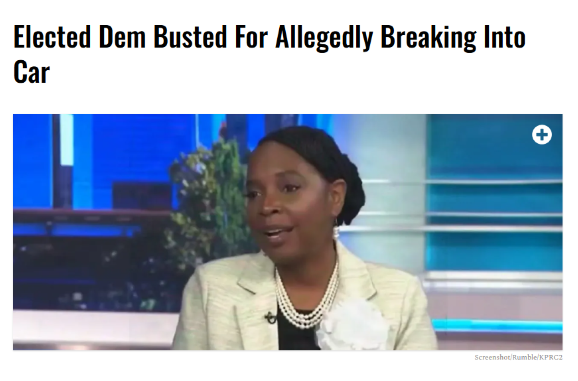 Texas Democrat Treasurer Busted For Allegedly Breaking Into Car