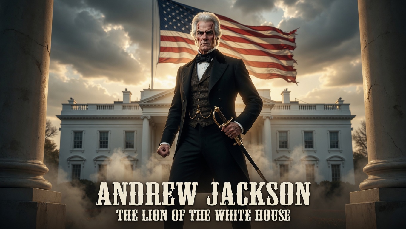 Andrew Jackson Survives Assassination Attempt: Guns Misfire, Then He Attacks Assassin With His Cane!